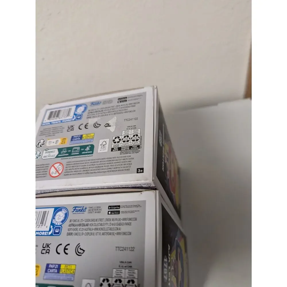 Funko Pop Jem and the Holograms Aja Leith 1787 Kimber Benton 1789 figures in box